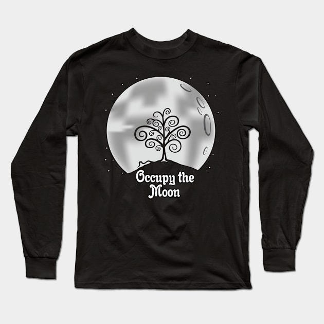 Occupy The Moon Long Sleeve T-Shirt by ThyShirtProject - Affiliate